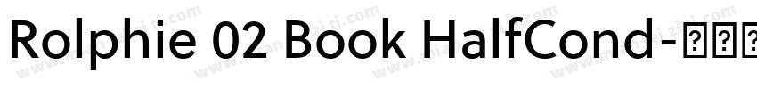 Rolphie 02 Book HalfCond字体转换